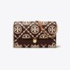 Borsa a tracolla con monogramma T Monogram in rilievo a contrasto