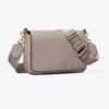 Borsa a tracolla con patta in pelle Borsa a tracolla con patta in pelle