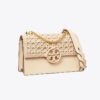 Borsa a tracolla con patta piccola Miller Basket-Weave