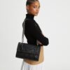 Borsa a tracolla convertibile Fleming Diamond Perforated Borsa a tracolla convertibile Fleming Diamond Perforated