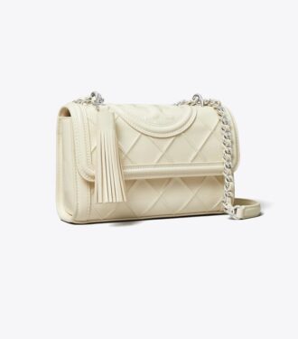 Borsa a tracolla convertibile Fleming piccola in vernice