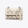 Borsa a tracolla convertibile piccola Fleming Diamond Perforated Borsa a tracolla convertibile piccola Fleming Diamond Perforated