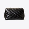 Borsa a tracolla convertibile piccola Kira Chevron Textured Borsa a tracolla convertibile piccola Kira Chevron Textured