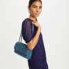 Borsa a tracolla convertibile Small Fleming in morbido denim Borsa a tracolla convertibile Small Fleming in morbido denim