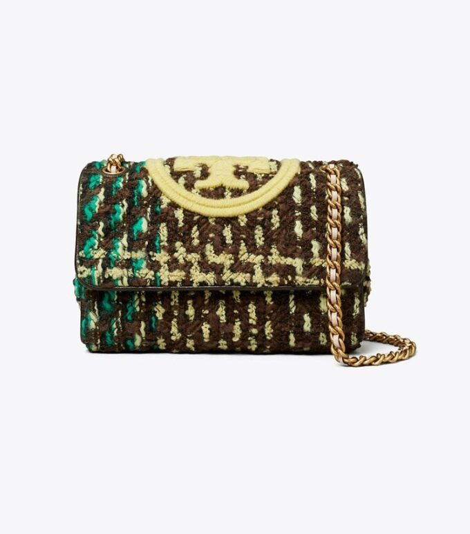 Borsa a tracolla convertibile Small Fleming Soft Tweed Borsa a tracolla convertibile Small Fleming Soft Tweed