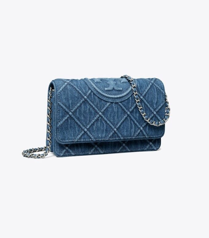 Borsa a tracolla Fleming Denim Borsa a tracolla Fleming Denim