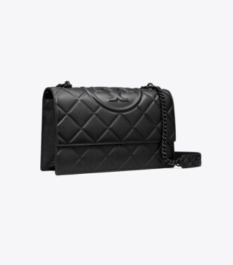 Borsa a tracolla Fleming piccola in pelle martellata