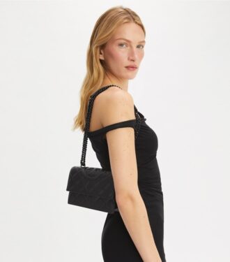 Borsa a tracolla Fleming piccola in pelle martellata