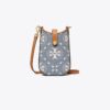 Borsa a tracolla in denim con monogramma T Monogram Borsa a tracolla in denim con monogramma T Monogram