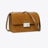 Borsa a tracolla in pelle scamosciata con monogramma T Monogram Borsa a tracolla in pelle scamosciata con monogramma T Monogram