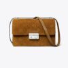 Borsa a tracolla in pelle scamosciata con monogramma T Monogram Borsa a tracolla in pelle scamosciata con monogramma T Monogram