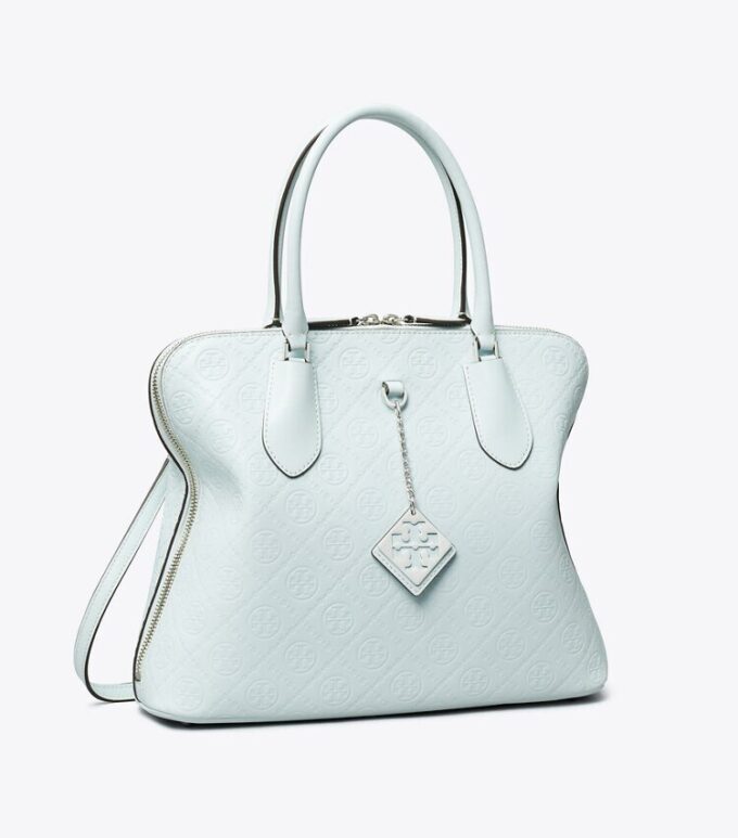 Borsa a tracolla in pelle T Monogram Borsa a tracolla in pelle T Monogram