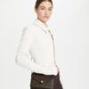 Borsa a tracolla in tela rivestita con monogramma T Monogram
