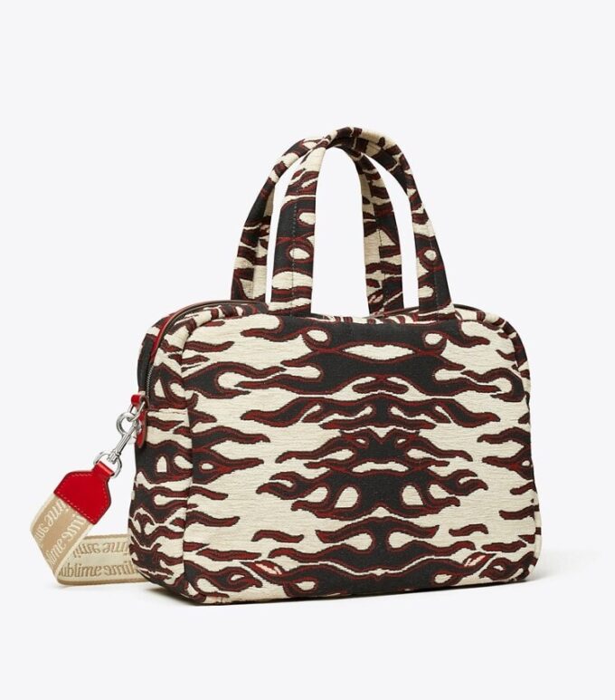 Borsa a tracolla jacquard