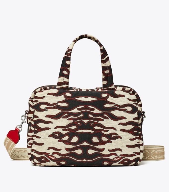 Borsa a tracolla jacquard