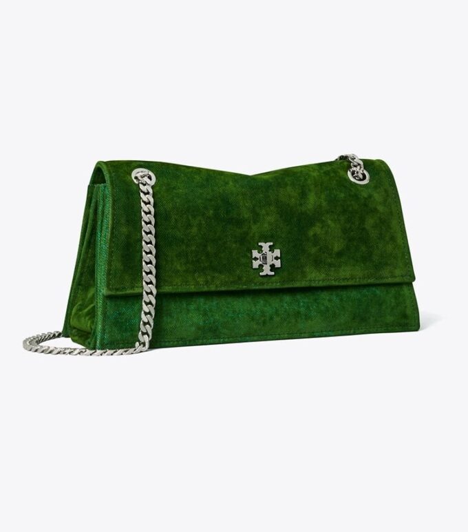 Borsa a tracolla Kira Turnlock Flocked Borsa a tracolla Kira Turnlock Flocked