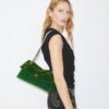 Borsa a tracolla Kira Turnlock Flocked Borsa a tracolla Kira Turnlock Flocked