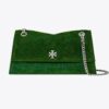 Borsa a tracolla Kira Turnlock Flocked Borsa a tracolla Kira Turnlock Flocked