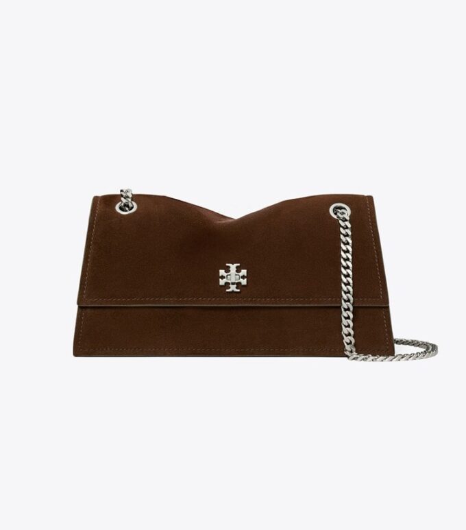 Borsa a tracolla Kira Turnlock in pelle scamosciata Borsa a tracolla Kira Turnlock in pelle scamosciata