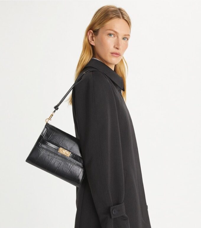 Borsa a tracolla Lee Radziwill con stampa cocco Borsa a tracolla Lee Radziwill con stampa cocco