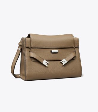 Borsa a tracolla Lee Radziwill in pelle martellata