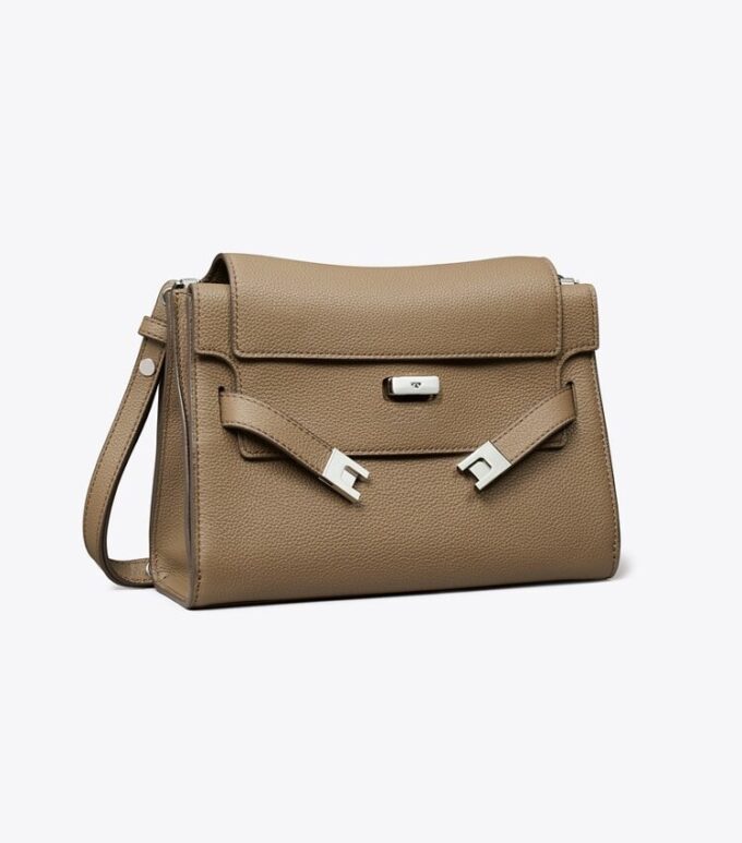 Borsa a tracolla Lee Radziwill in pelle martellata Borsa a tracolla Lee Radziwill in pelle martellata