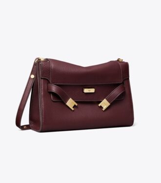 Borsa a tracolla Lee Radziwill in pelle martellata
