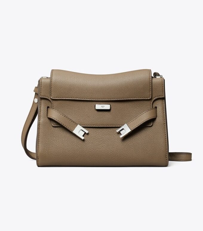 Borsa a tracolla Lee Radziwill in pelle martellata Borsa a tracolla Lee Radziwill in pelle martellata