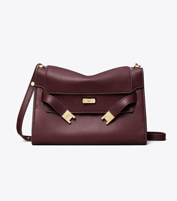 Borsa a tracolla Lee Radziwill in pelle martellata Borsa a tracolla Lee Radziwill in pelle martellata