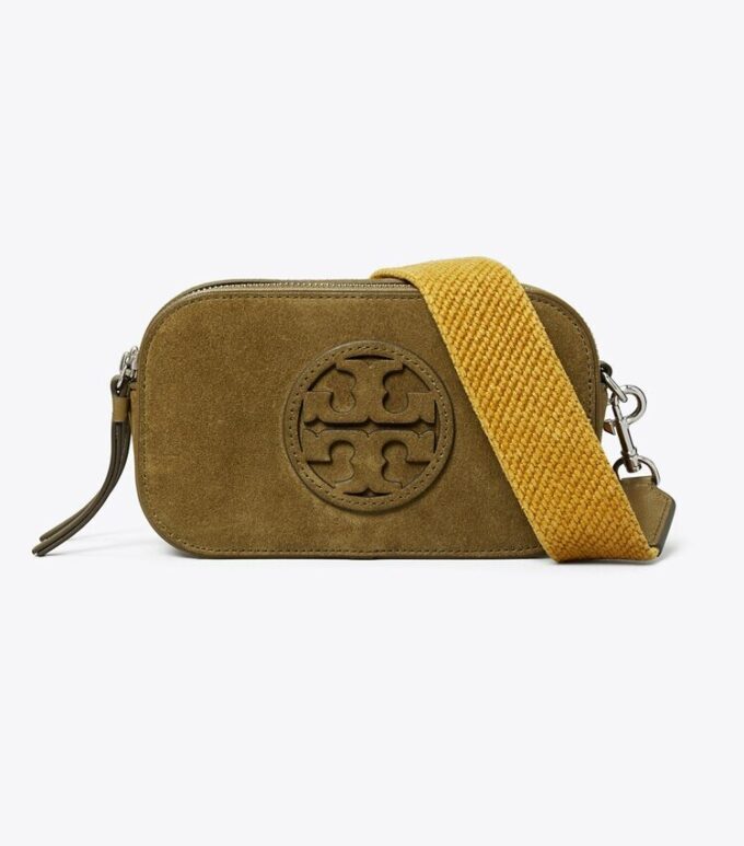 Borsa a tracolla Miller Mini in pelle scamosciata