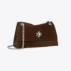 Borsa a tracolla Mini Kira Turnlock in pelle scamosciata Borsa a tracolla Mini Kira Turnlock in pelle scamosciata