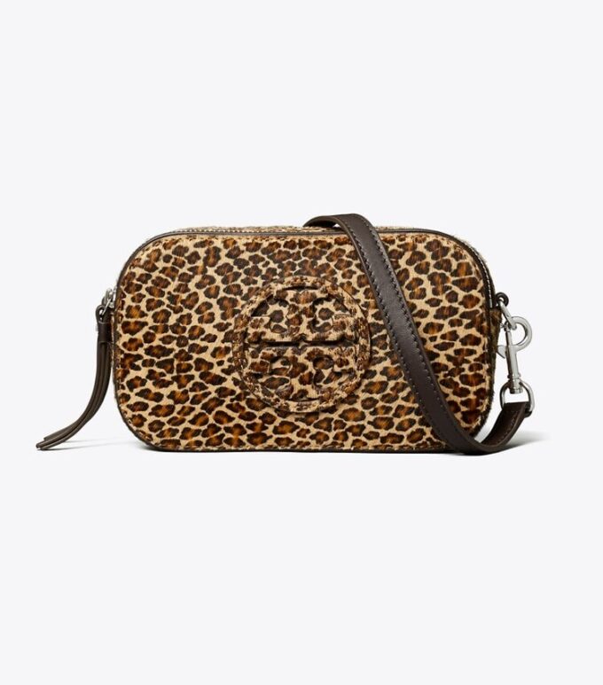 Borsa a tracolla Mini Miller con stampa leopardata Borsa a tracolla Mini Miller con stampa leopardata