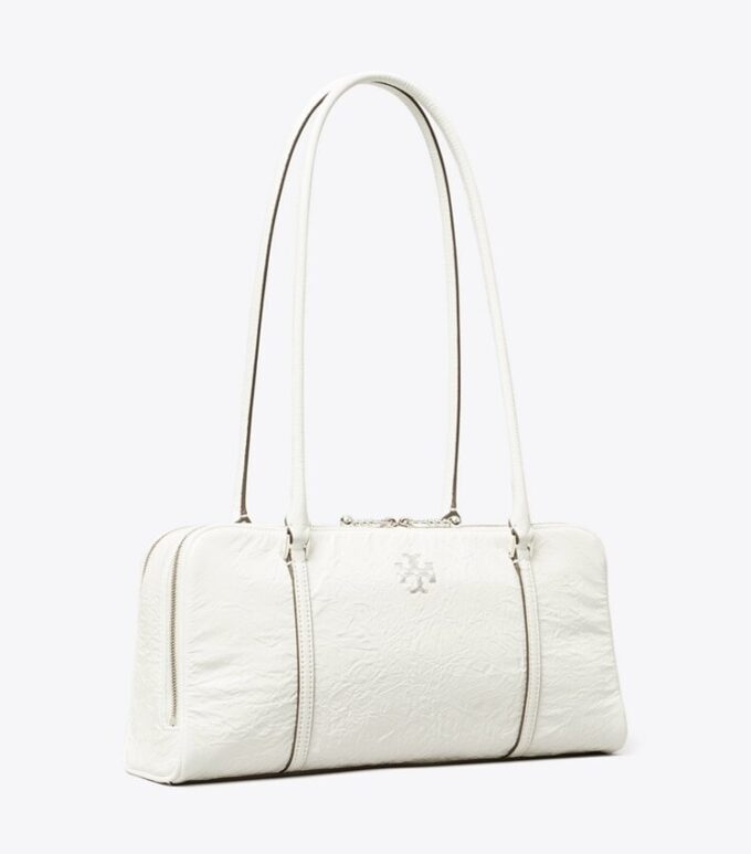 Borsa a tracolla piccola in pelle Marshmallow Borsa a tracolla piccola in pelle Marshmallow