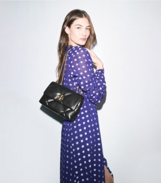 Borsa a tracolla piccola Kira Diamond Quilt