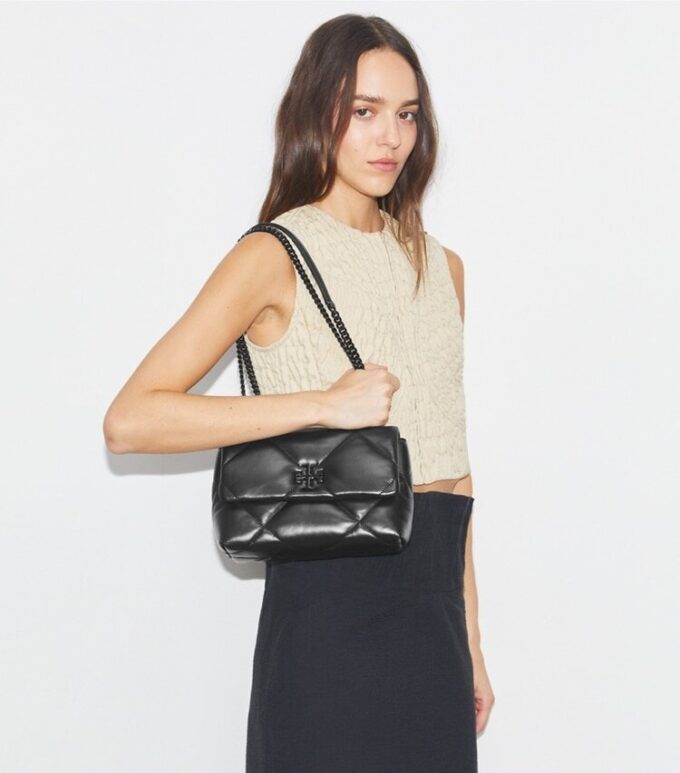 Borsa a tracolla piccola Kira Diamond Quilt