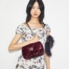Borsa a tracolla piccola Kira Diamond Quilt Distressed Borsa a tracolla piccola Kira Diamond Quilt Distressed