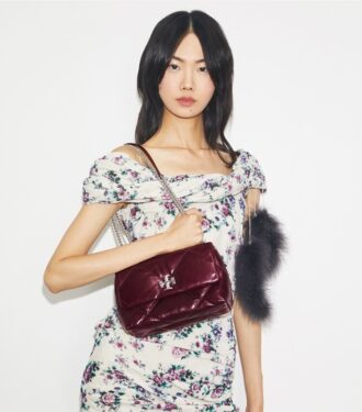Borsa a tracolla piccola Kira Diamond Quilt Distressed