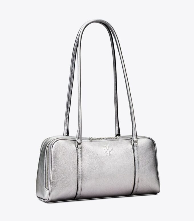 Borsa a tracolla piccola Metallic Marshmallow