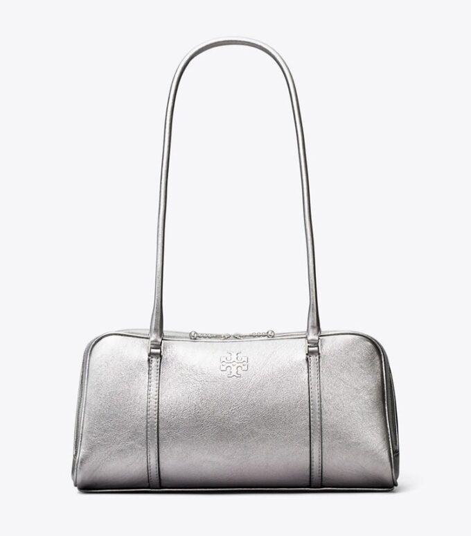 Borsa a tracolla piccola Metallic Marshmallow