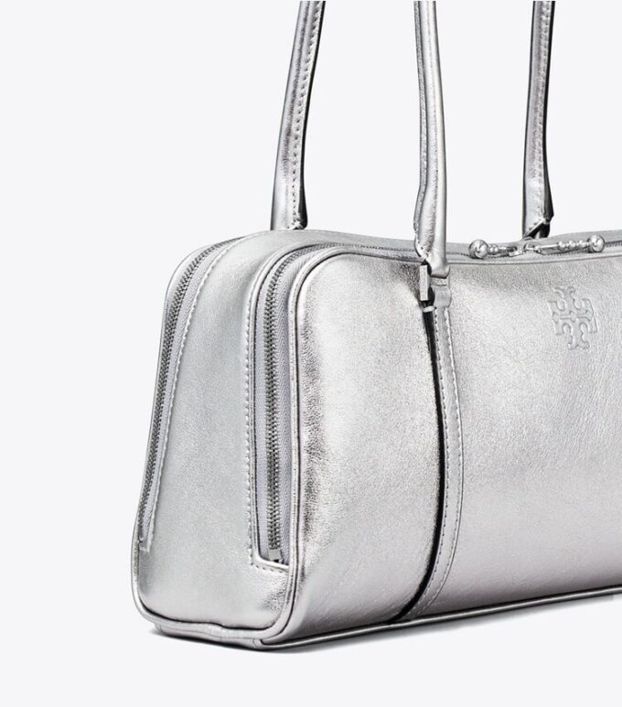 Borsa a tracolla piccola Metallic Marshmallow