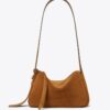 Borsa a tracolla piccola Romy in pelle scamosciata Borsa a tracolla piccola Romy in pelle scamosciata