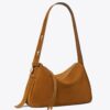 Borsa a tracolla Romy in pelle scamosciata