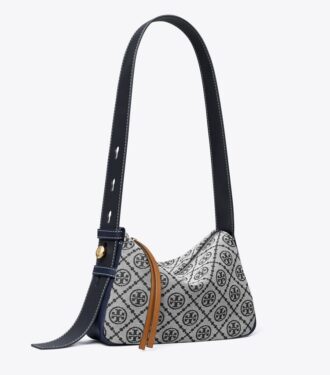 Borsa a tracolla Romy piccola con T Monogram