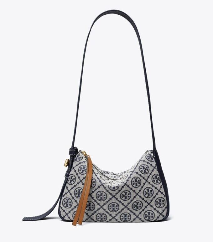 Borsa a tracolla Romy piccola con T Monogram Borsa a tracolla Romy piccola con T Monogram