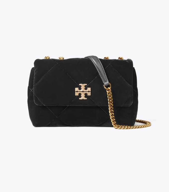 Borsa a tracolla Small Kira Diamond Quilt Velvet Pavé Borsa a tracolla Small Kira Diamond Quilt Velvet Pavé