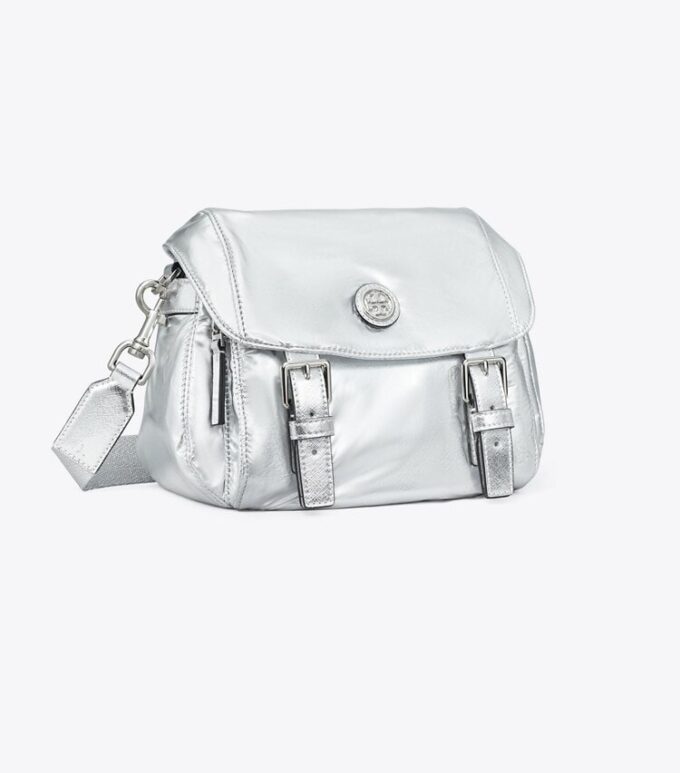 Borsa a tracolla Small Virginia Metallic