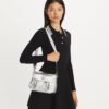 Borsa a tracolla Small Virginia Metallic