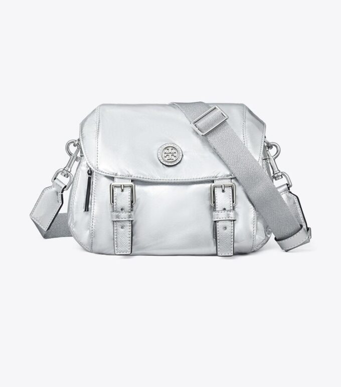 Borsa a tracolla Small Virginia Metallic