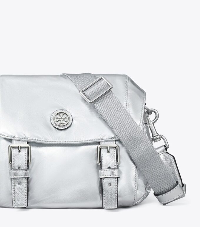 Borsa a tracolla Small Virginia Metallic