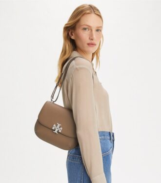 Borsa a tracolla sottile Eleanor Pebbled